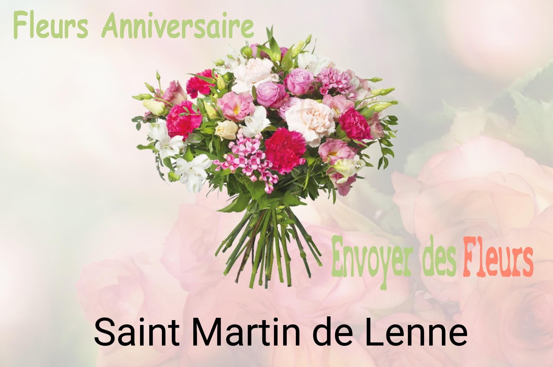 Bouquet de fleurs d’anniversaire livré à Saint-Martin-de-Lenne